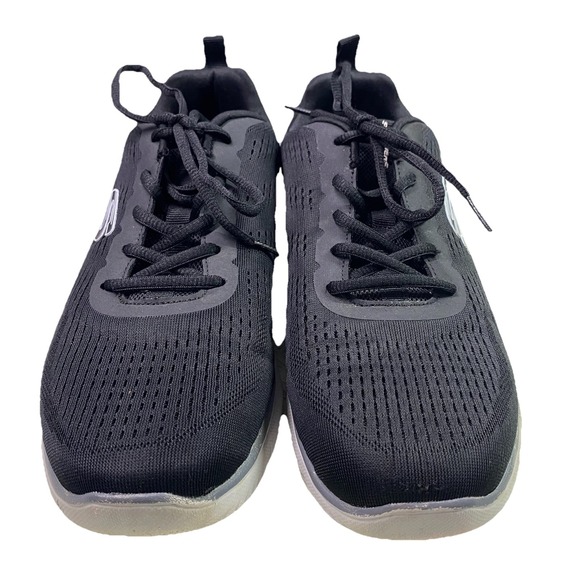 Skechers Men\'s Summits‎ Torre Lace Up Shoes Sneakers Black Lite-weight Sz.10